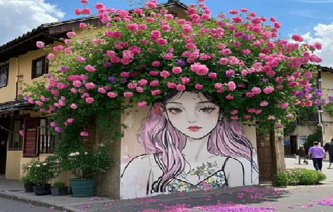 永德怎么设计网红打卡墙绘