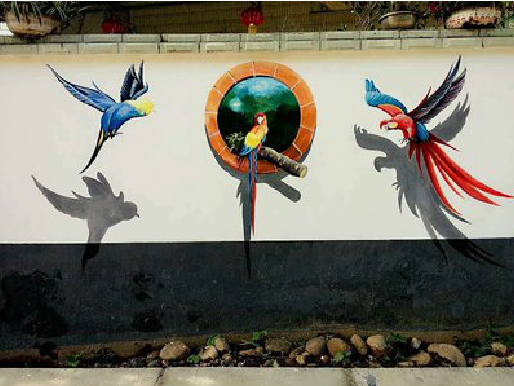 永德视觉错位-3D墙绘设计