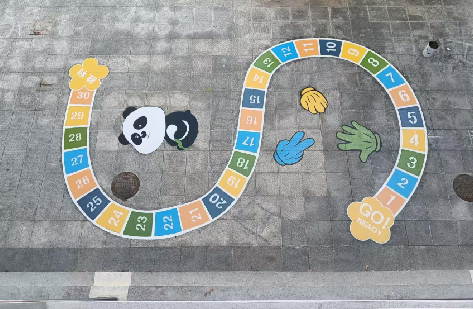 永德地面游戏彩绘