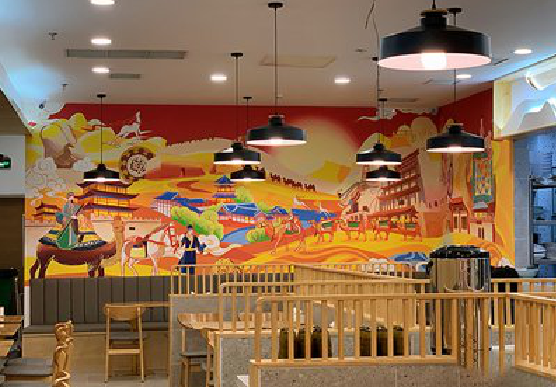 永德商业空间彩绘介绍。