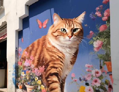 永德自己绘制有个性的手绘墙