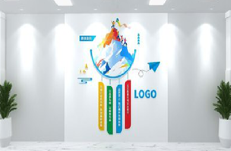 永德公司企业形象墙的工艺材料有哪些？