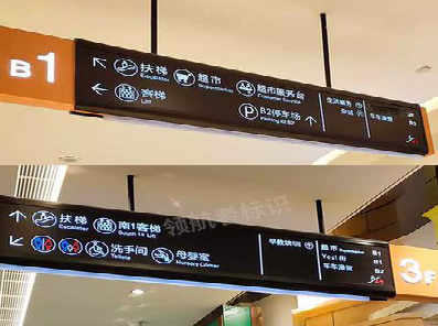 永德如何通过商场标识牌引导客流分布？